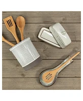 Bia Cordon Bleu Stoneware Colonnade Kitchen Accessories Set, 3 Piece