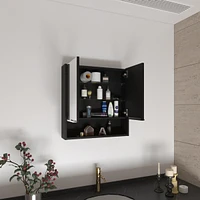 Manchester Rectangle Medicine Cabinet With Mirror Wengue
