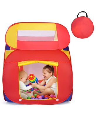Portable Kid Baby Play House Indoor Outdoor Toy Tent Game Playhut With 100 Balls