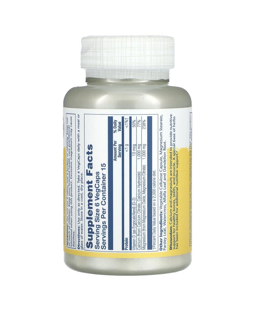 Solaray Cal-Mag Citrate with Vitamin D-2