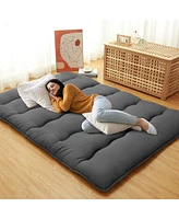 Caromio Full Size Futon Mattress Floor Mattress Pad Portable Dorm Sleeping Pad, 54"x 80"