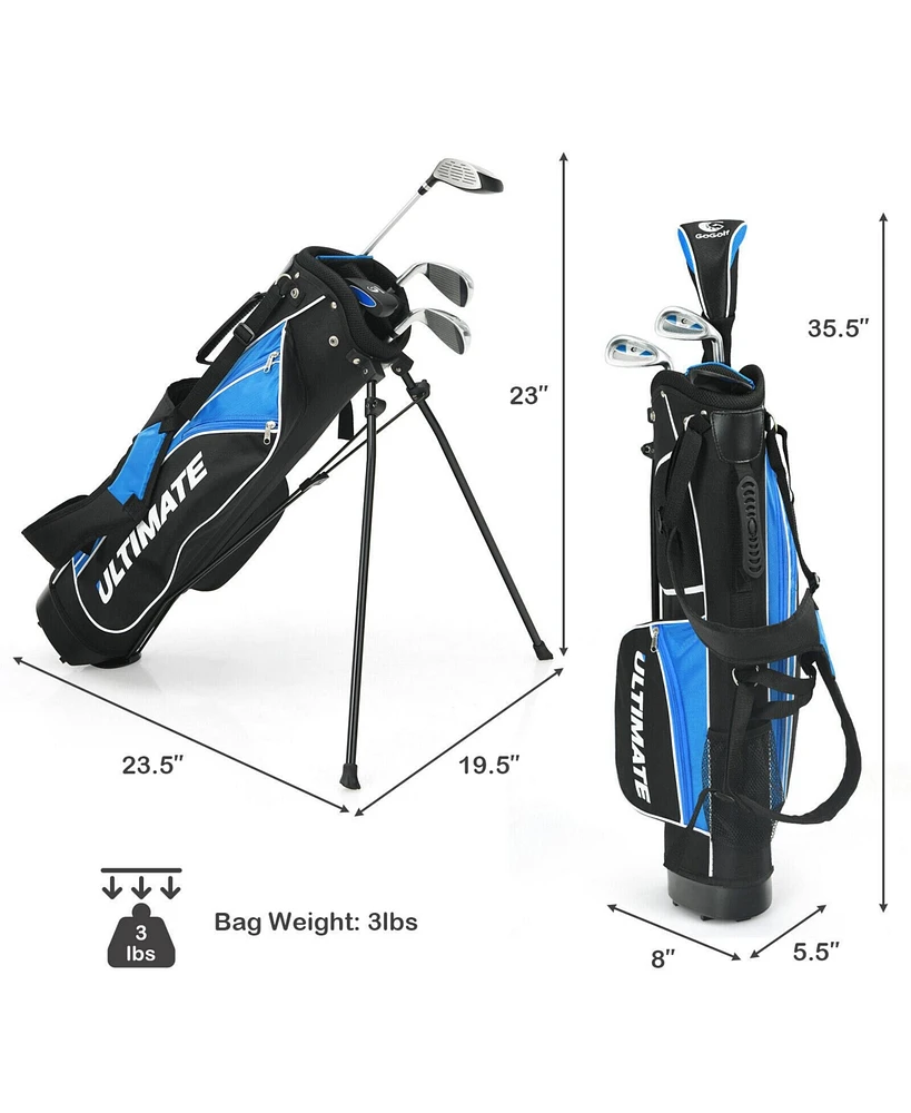 Slickblue Junior Complete Golf Club Set For Age 8 to 10