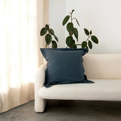 Flanged French Linen Euro Pillow