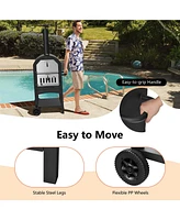Outdoor Pizza Oven Wood Fire Pizza Maker Grill w/ Pizza Stone & Waterproof Cover