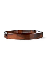 Nambe Rivet Handled Tray