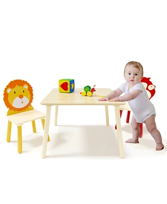 3-Piece Kids Table and Chair Set