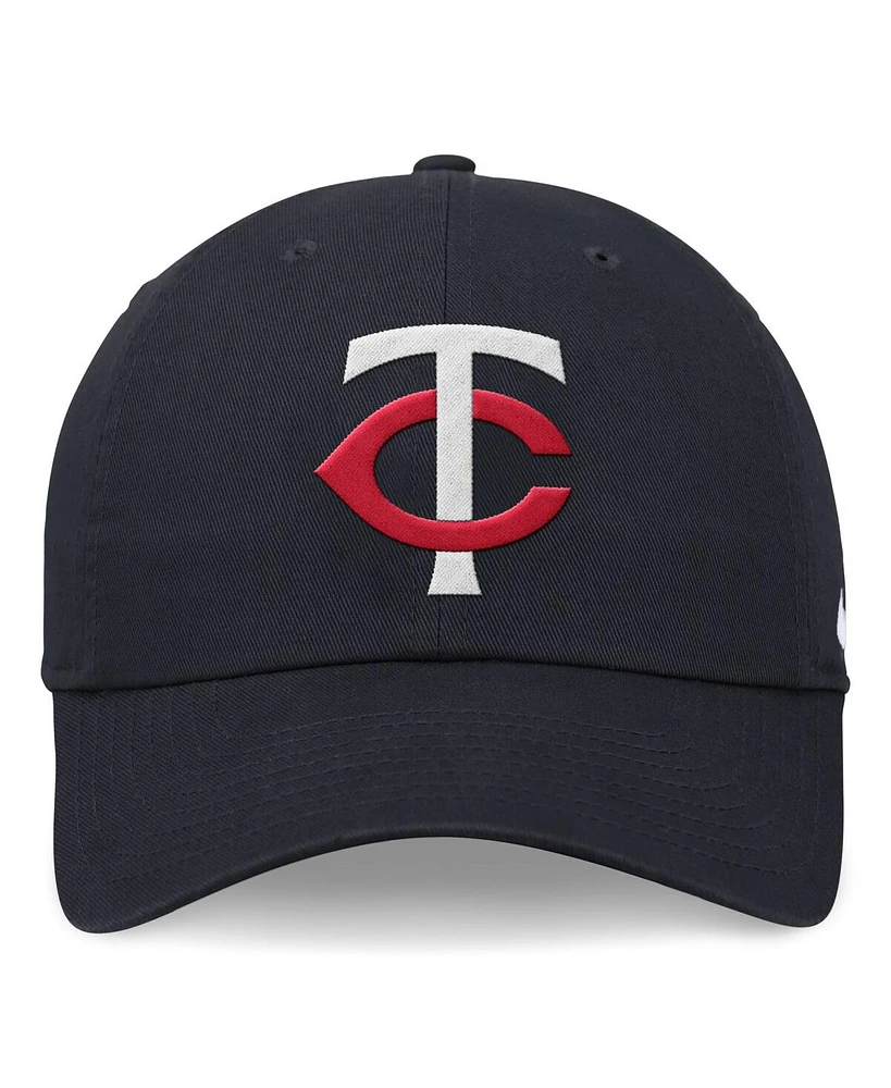 Nike Men's Navy Minnesota Twins Evergreen Club Adjustable Hat