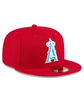 New Era Men's Red Los Angeles Angels 2024 Father's Day 59FIFTY Fitted Hat
