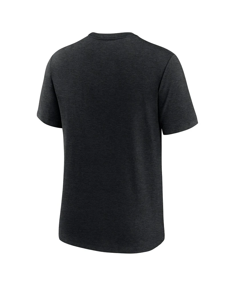 Nike Men's Ohio State Buckeyes Blitz Evergreen Legacy Primary Tri-Blend T-Shirt