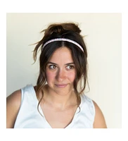 Women s Thin Floral Headband - Pink