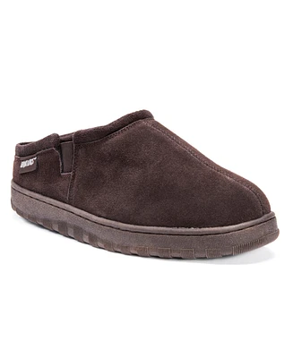 Muk Luks Men's Matt Printed Berber Suede Clog Slippers