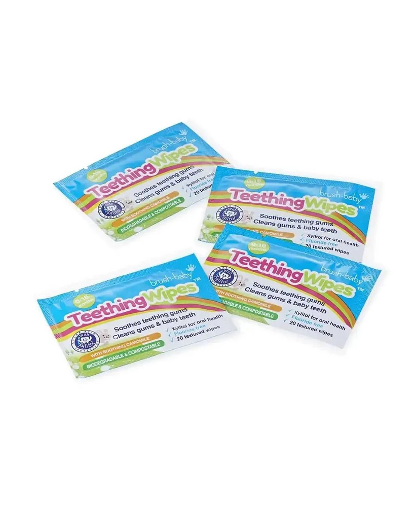 Brush-Baby Teething Wipes | Remedies For Teething Pain | Teething Toddlers