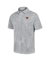 Tommy Bahama Men's Gray Cincinnati Bengals Sport Santiago Paradise Polo