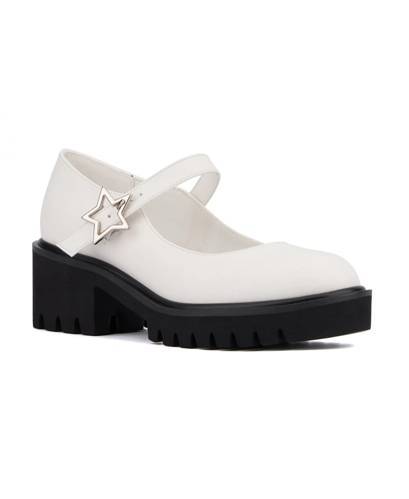 Women's North Node Mary Jane Lugged Sole Flat