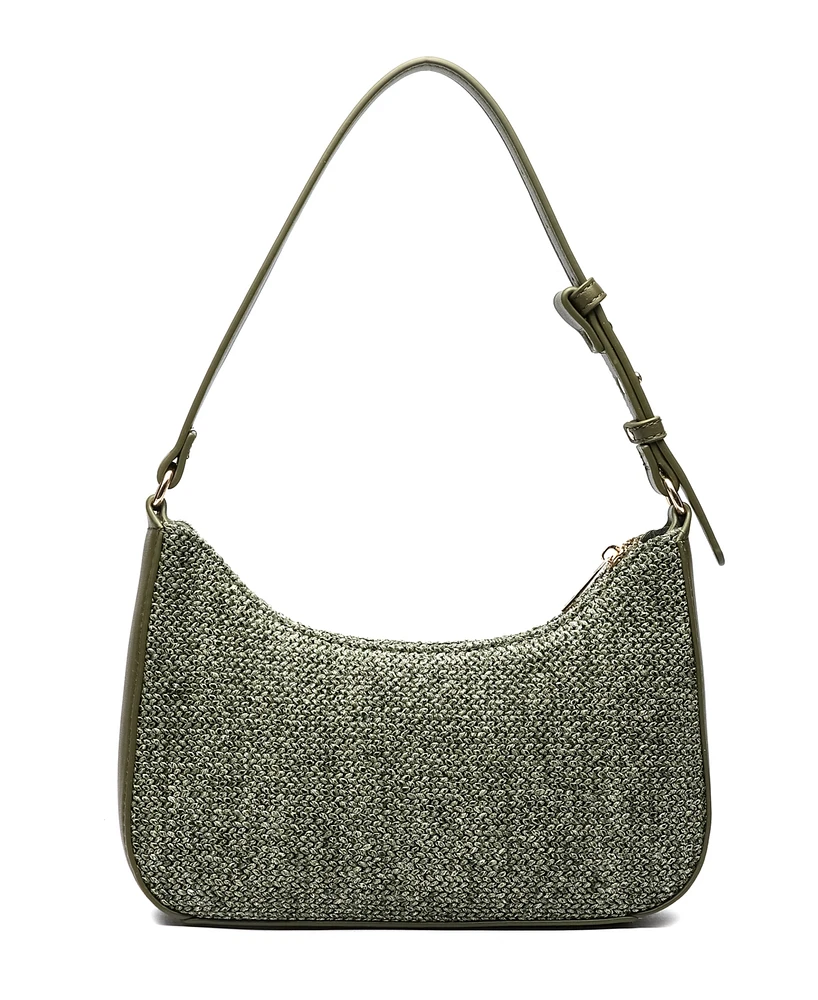 Like Dreams Eden Straw Shoulder Bag