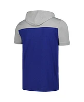 New Era Men's Royal Los Angeles Dodgers Active Brushed Hoodie T-Shirt