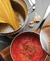 Tramontina TriPly Clad Stainless Steel Glass Lid 8 Pc Cookware Set