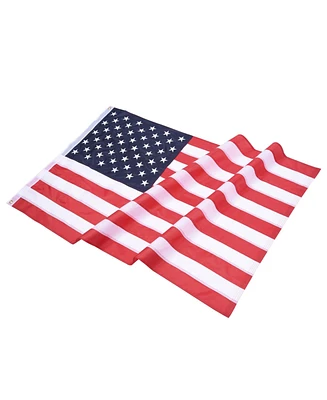 3x5 Ft Us Flag Polyester Oxford Fabric Sewn Stripes Double Stitched Outdoor Yard