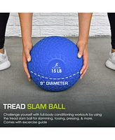 ProsourceFit Tread Slam Ball lb