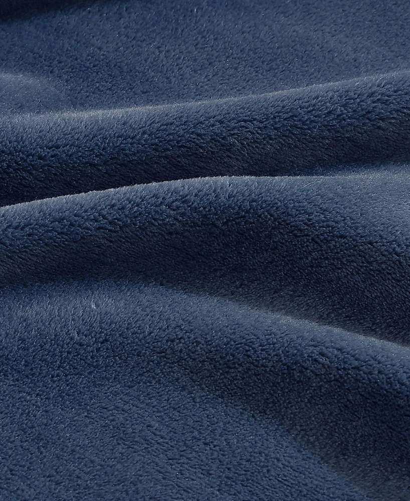 Tommy Bahama Home Solid Ultra Soft Plush Blanket