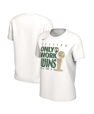Nike Women's White Boston Celtics 2024 Nba Finals Champions Celebration Parade T-Shirt