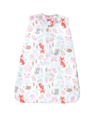 Hudson Baby Girls Mink with Sherpa Inner Sleeping Bag, Sack, Blanket