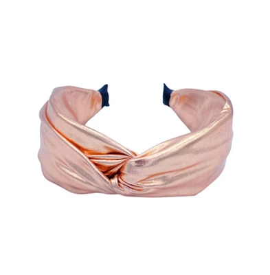Women s Soft Metallic Headband - Rose Gold