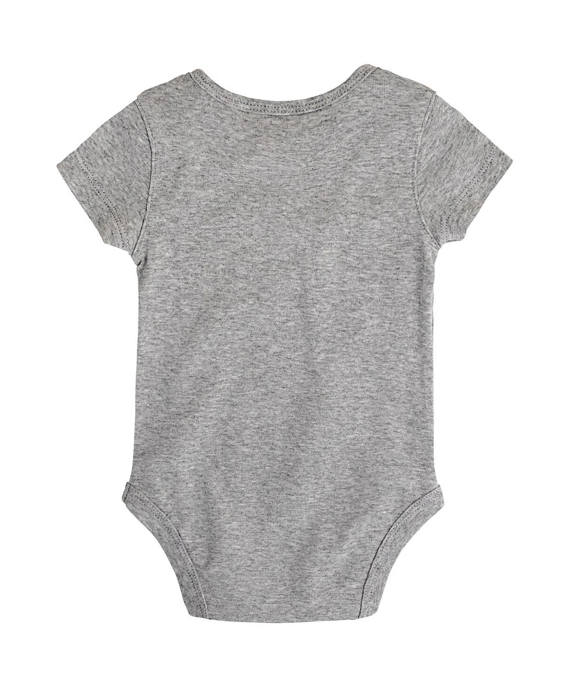 Outerstuff Baby Heather Gray Boston Celtics 2024 Nba Finals Champions Bodysuit