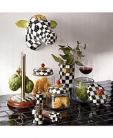Mackenzie-Childs Courtly Check Wood Paper Towel Holder