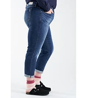 Slink Jeans Plus Mid Rise Boyfriend