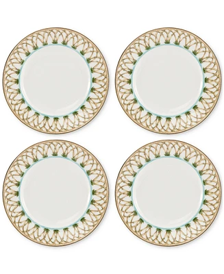 Lenox British Colonial Bamboo Accent Plates, Set of 4