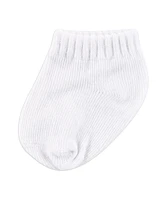 Luvable Friends Baby Boys Unisex Six Pair Ultra-Low Footies