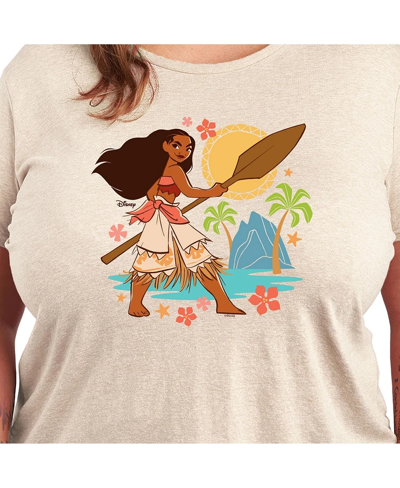 Hybrid Apparel Trendy Disney Moana Plus Graphic T-shirt