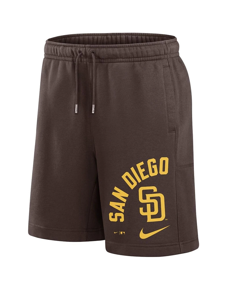 Nike Men's Brown San Diego Padres Arched Kicker Shorts