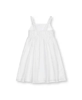 Hope & Henry Toddler Girls Sleeveless Bow Front Linen Sundress
