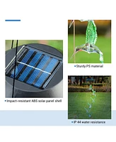 Hummingbird Solar Led Light Wind Chimes Home Garden Xmas Gift Decor Lamp Us