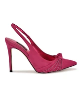 Nine West Women's Faive Pointy Toe Dress Slingback Pumps
