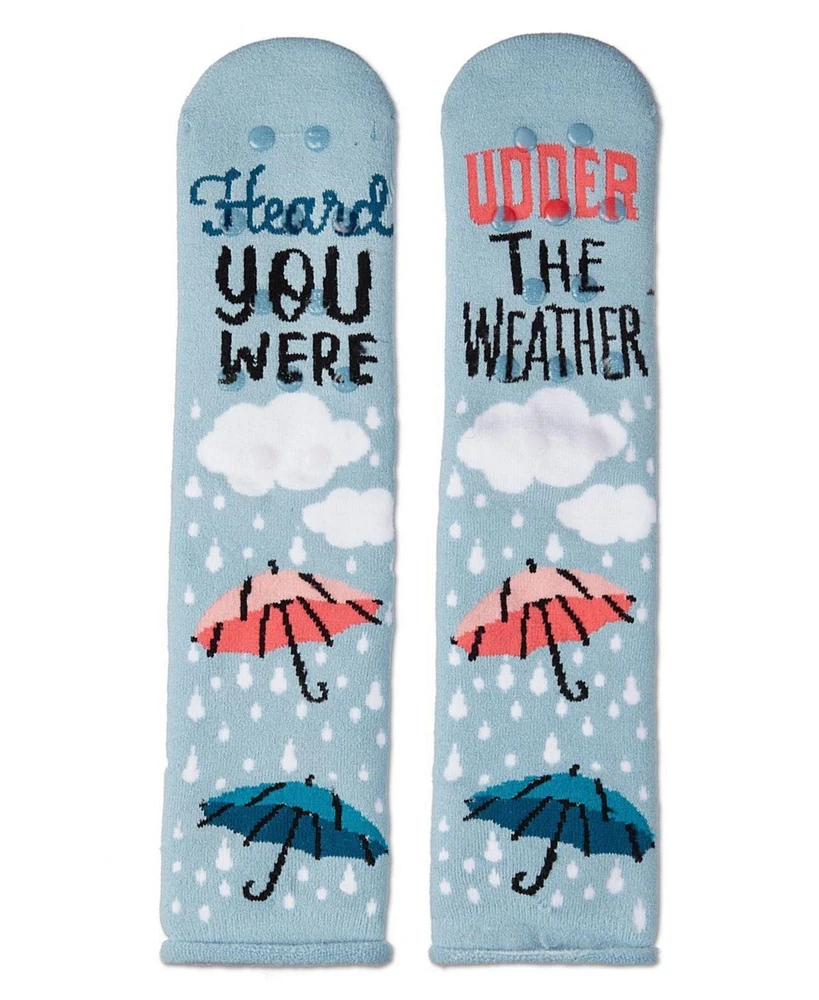 Udder The Weather Greeting Card Socks