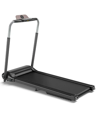 Compact Folding Treadmill with Touch Screen App Control