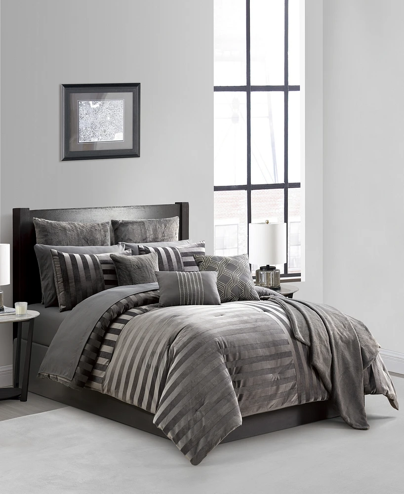Sunham Prince 14 Piece Comforter Set, California King