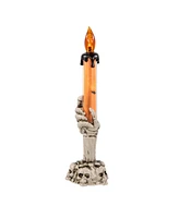 Northlight Lighted Skeleton Hand Halloween Candles - 8.25" - Set of 3