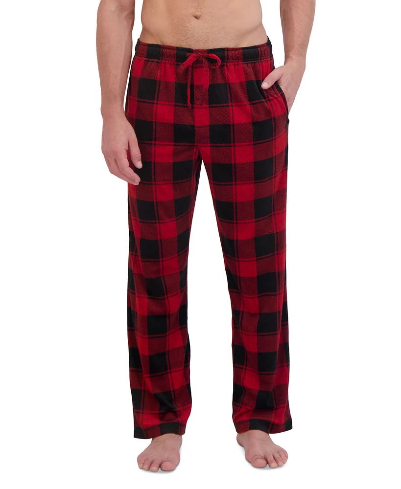 Hanes Men's Ultra Soft Plaid Brushed Fleece Pajama Pants