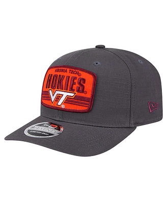 New Era Men's Charcoal Virginia Tech Hokies Team Elevated 9SEVENTY Adjustable Hat