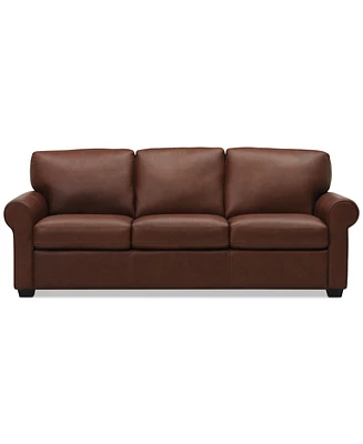Norley Leather Sofa, Created for Macy's