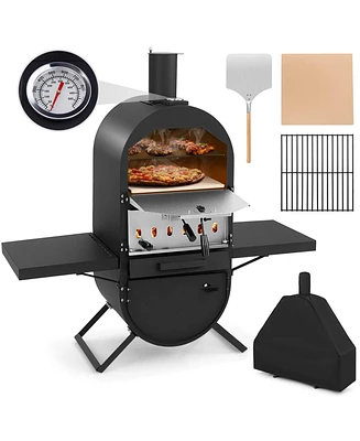 Outdoor Pizza Oven Wood Fired Pizza Oven with 600D Oxford Fabric Cover