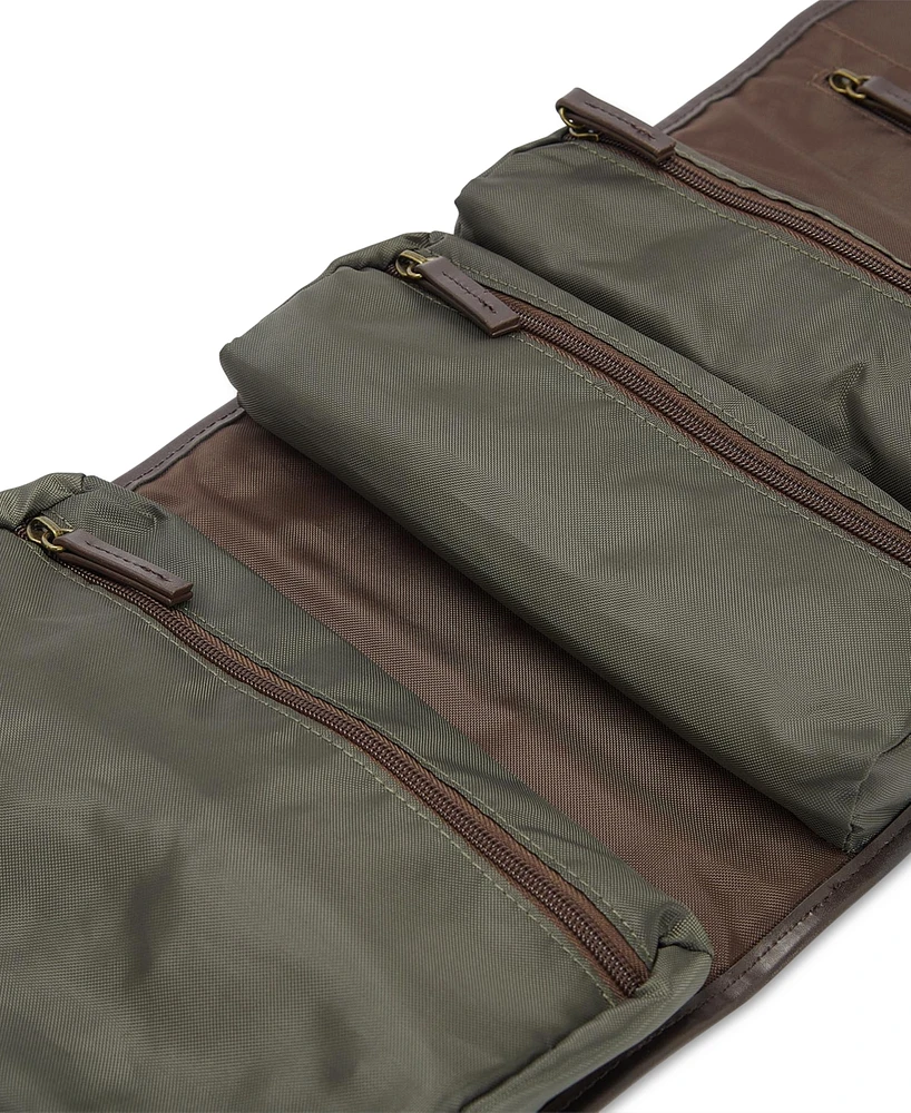 Barbour Men's Waxed Hanging Toiletry Bag