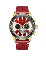 SE1782 Swan & Edgar Hand Assembled Mechanical Quartz Racer Gold