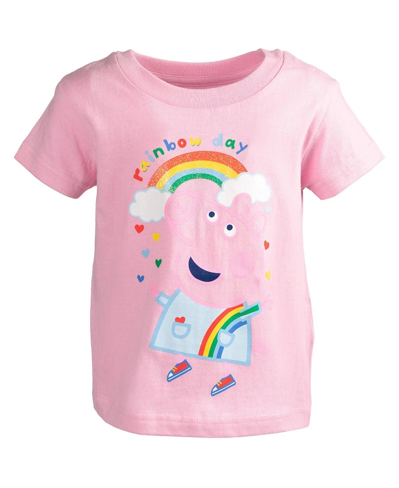 Peppa Pig Girls 2 Pack T-Shirts