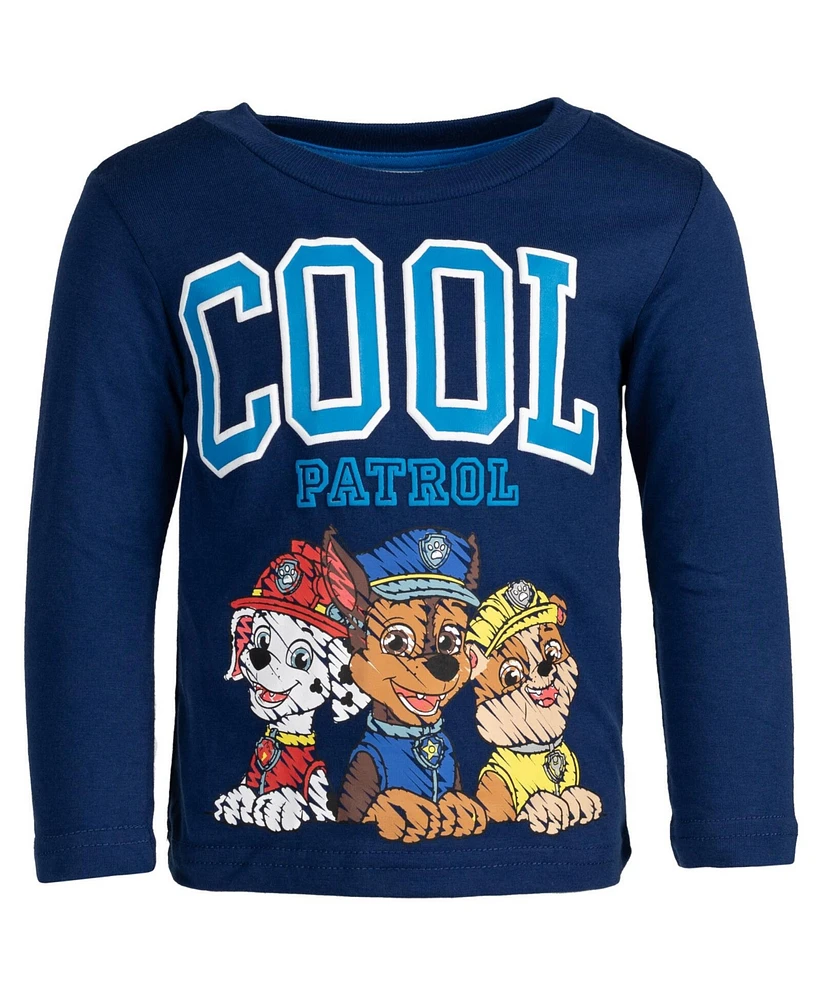 Paw Patrol Big Boys Marshall 2 Pack Long Sleeve Graphic T-Shirt
