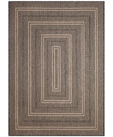 Liora Manne' Monaco Multi Border 1'11"x7'6" Runner Area Rug